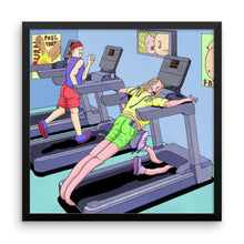 Load image into Gallery viewer, &quot;Treadmill Chill&quot; Art Print by Alex Gamsu Jenkins
