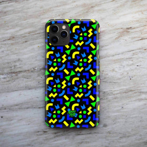 Totem Totale Neon Glow Phone Case by Freshcolor