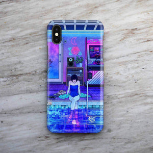 "Midnight Reflections" Phone Case by AMIDST SILENCE / Kelsey Smith