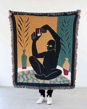Load image into Gallery viewer, &quot;Make your own Vision&quot; Woven Art Blanket by Lena Mačka
