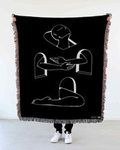 Load image into Gallery viewer, &quot;Rising Above&quot; Woven Art Blanket by Lena Mačka
