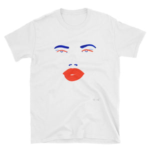 "Face Me" Unisex T-Shirt by Lynnie Zulu