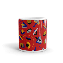 Load image into Gallery viewer, &quot;Memphis Pop&quot; Red Mug by Hanna Kastl-Lungberg
