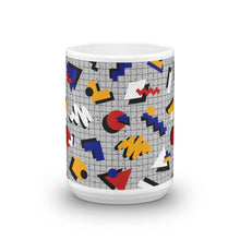 Load image into Gallery viewer, &quot;Memphis Pop&quot; Gray Mug by Hanna Kastl-Lungberg
