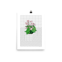 Load image into Gallery viewer, Tron Flower Art Print by Vengodelvalle
