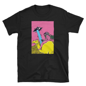 "Floppy Disc Camel" Unisex T-shirt by Fiedler