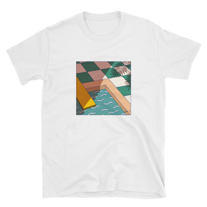 "The Pool Room" T-shirt by George Greaves