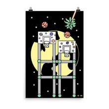 Load image into Gallery viewer, &quot;Space Hoops&quot; Art Print by DrakeCereal
