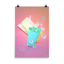 Load image into Gallery viewer, &quot;Soft Drink with VHS&quot; Art Print by Pastelae
