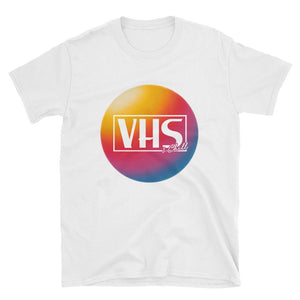"VHS & Chill" Unisex T-Shirt by Freshcolor