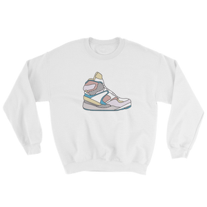 Rikard Olsen Sweatshirt "Percy's sneakers" White