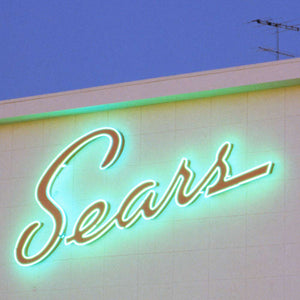 Sears Neon Light. Mountain View. 1990 by Ian E Abbott