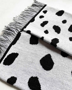 Dalmatian Knitted Scarf