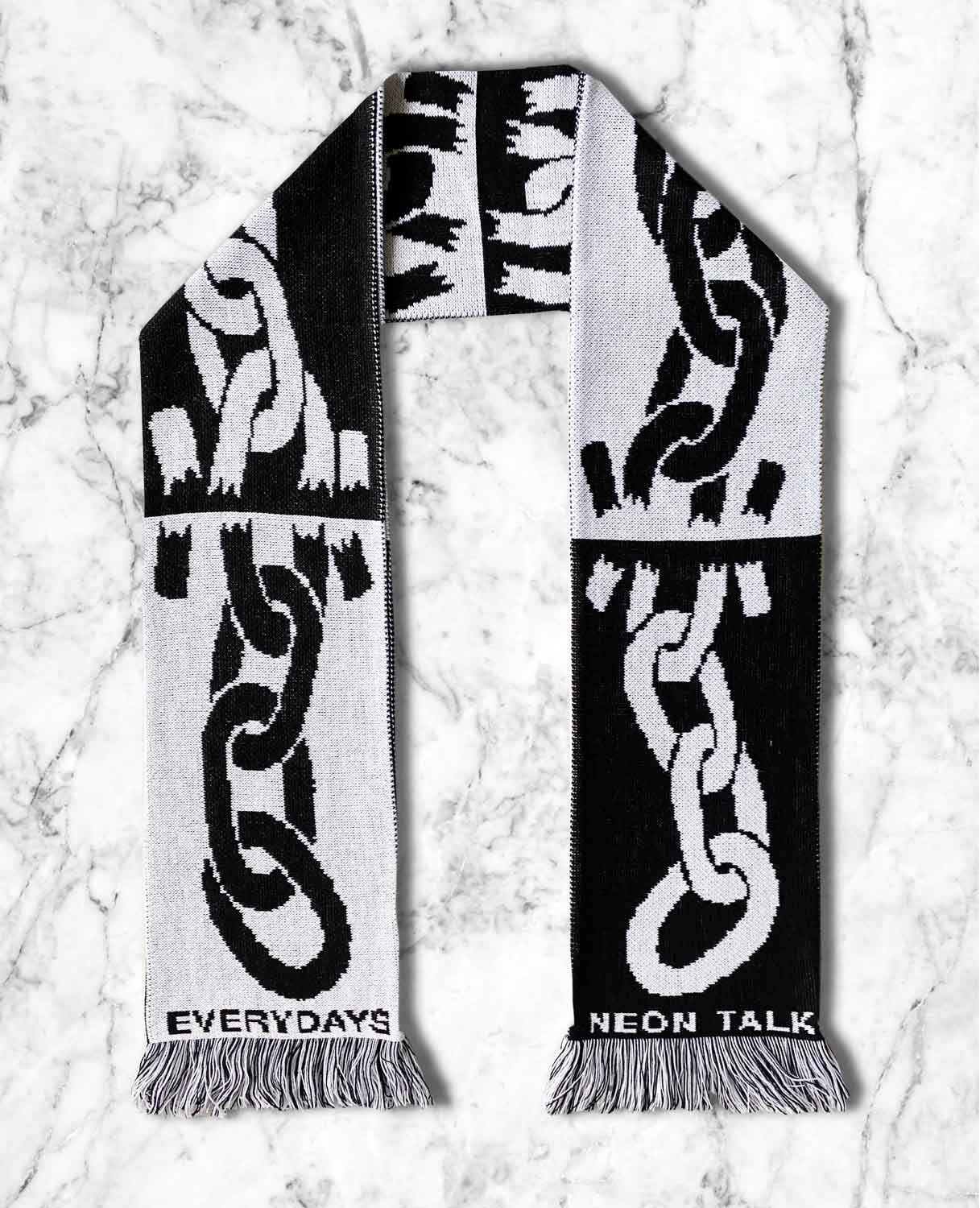 Broken Link Knitted Scarf by Everydays