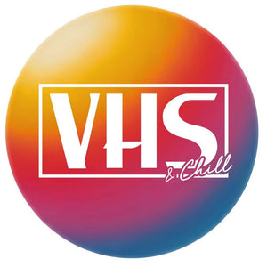 "VHS & Chill" Unisex T-Shirt by Freshcolor