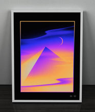 Load image into Gallery viewer, &quot;Pyramid Dreams&quot; Art Print by Victor Moatti
